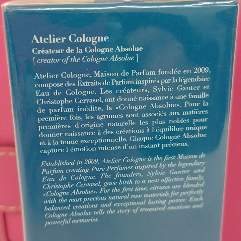 Atelier Cologne Paris Lemon Island NIB